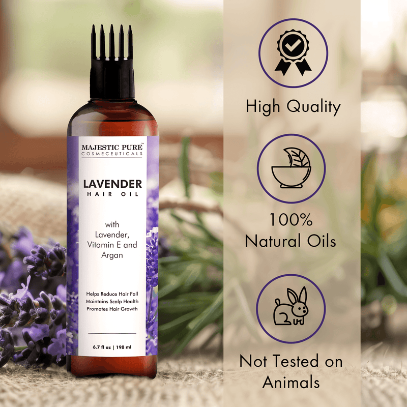 lavender flower benefits for hair Lavender Hair Oil With Vitamin E