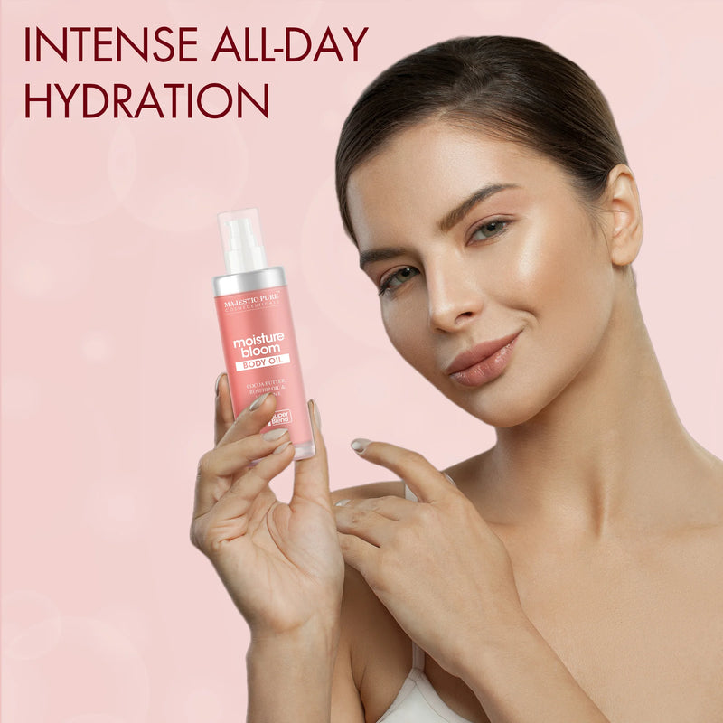 
  
    Moisture Bloom Body Oil with Cocoa Butter and Rosehip Oil | 3.4 fl oz
  
