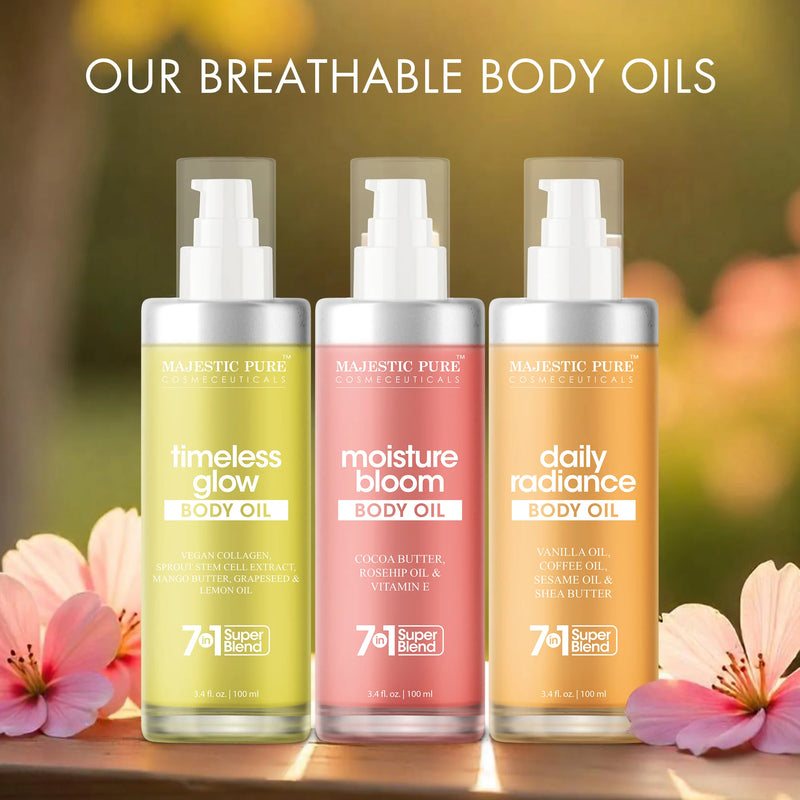 
  
    Moisture Bloom Body Oil with Cocoa Butter and Rosehip Oil | 3.4 fl oz
  

