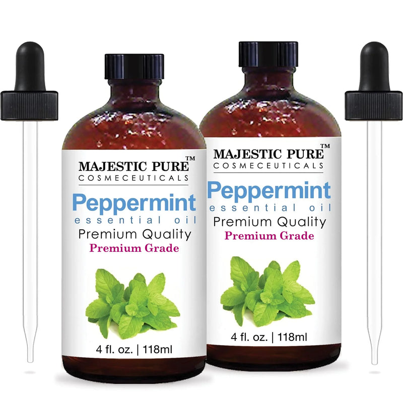 
  
    Peppermint Essential Oil | 100% Pure and Natural | 4 fl oz - Pack of 2
  
