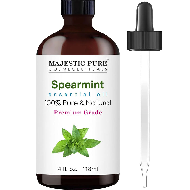 
  
    Spearmint Essential Oil | 100% Pure and Natural | 4 fl oz
  
