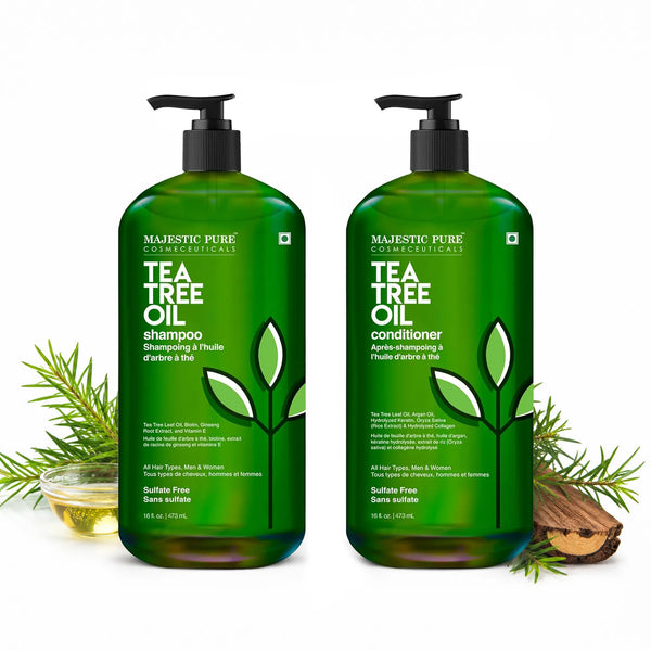 
  
    Tea Tree Oil Shampoo and Conditioner Set | 16 fl oz each
  
