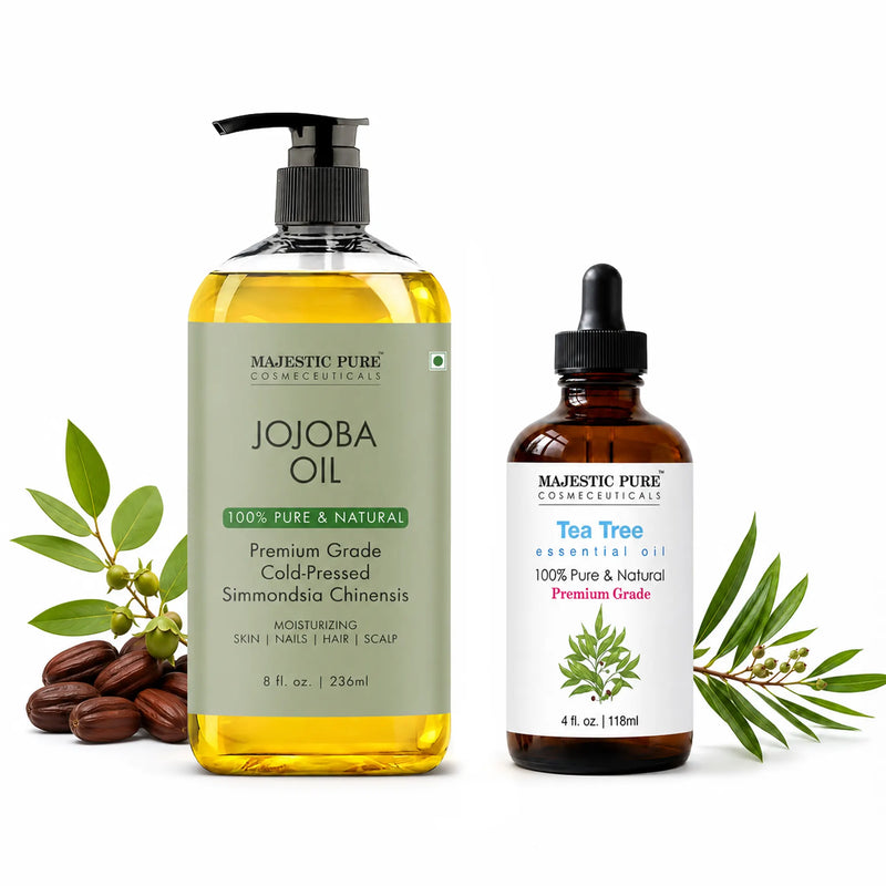 
  
    Tea tree EO + Jojoba oil
  
