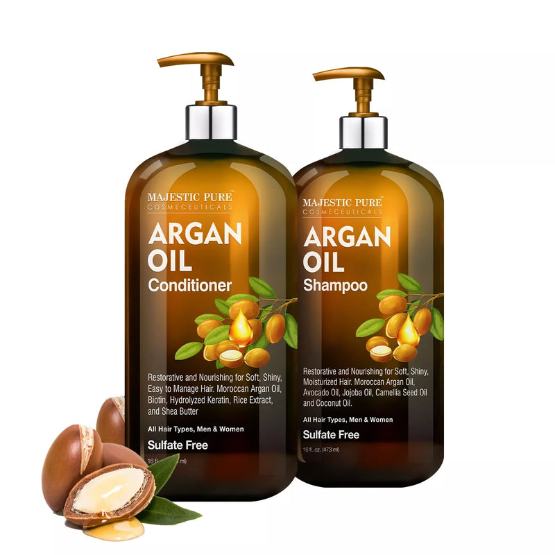 
  
    Argan Oil Shampoo & Conditioner | 16 fl oz each
  
