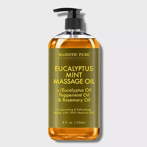 Eucalyptus Mint Massage Oil | 8 fl oz