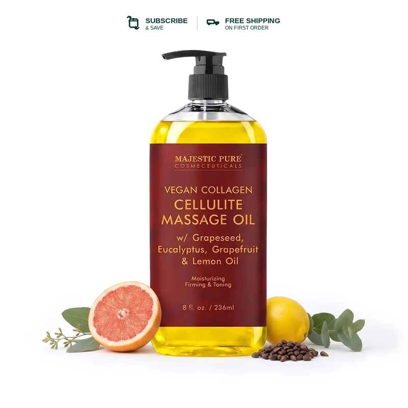 
  
    Vegan Collagen Cellulite Massage Oil with Eucalyptus Oil | 8 fl oz
  
