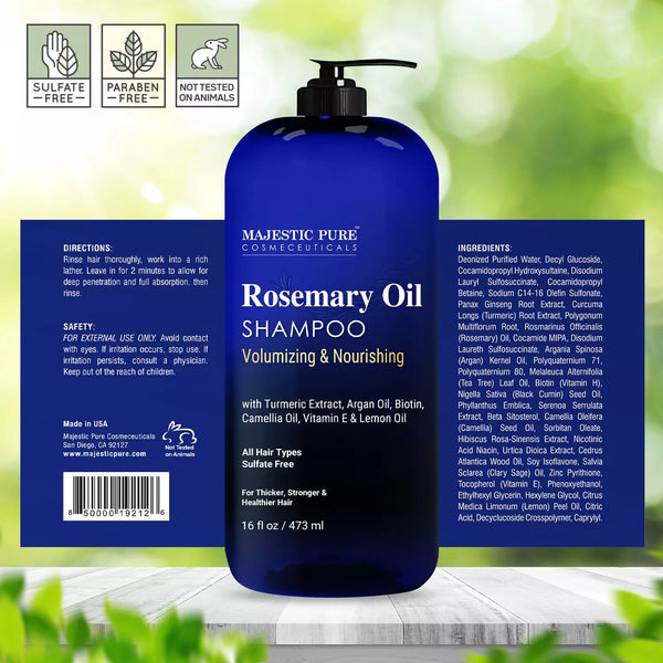
  
    Rosemary Oil Shampoo with Biotin | 16 fl oz
  
