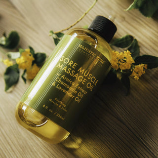 
  
    Sore Muscle Massage Oil with Lavender Oil | 8 fl oz Pack of 2
  
