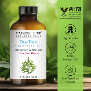 
  
    Tea Tree Essential Oil | 100% Pure and Natural | 3.4 Fl Oz | Pack of 2
  
