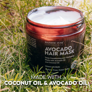 Avocado Hair Mask - Majestic Pure Cosmeceuticals