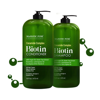 Ceramide Complex Biotin Shampoo and Conditioner Set