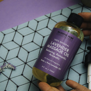 Lavender Massage Oil - Majestic Pure Cosmeceuticals
