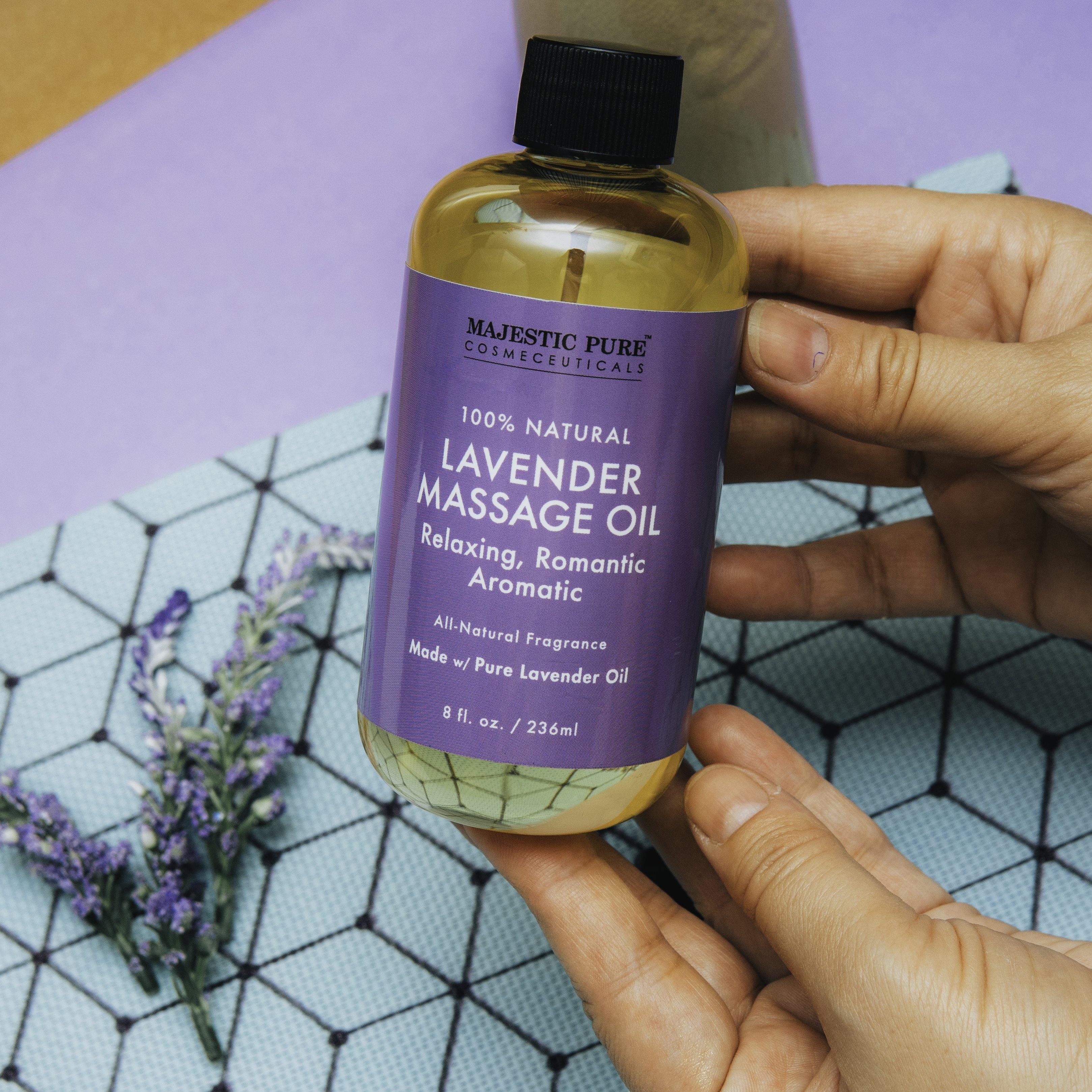 Lavender Massage Oil Majestic Pure Best Massage Oil Majestic Pure Cosmeceuticals 0931