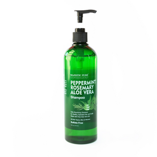 Peppermint Rosemary Aloe Vera Shampoo - Majestic Pure Cosmeceuticals