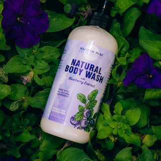Natural Body Wash w/ Blueberry Extract - Majestic Pure Cosmeceuticals