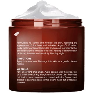 Whipped Argan Oil Hydrating Body Butter (8 oz) directions