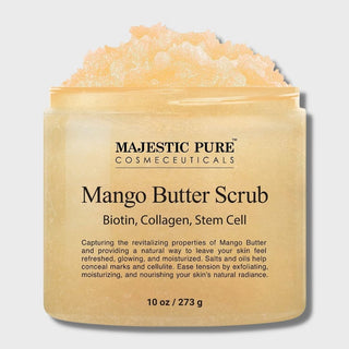 Mango butter scrub with Biotin, Collagen, and Stem Cells
