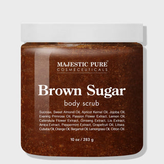 brown sugar body scrub 10 oz jar