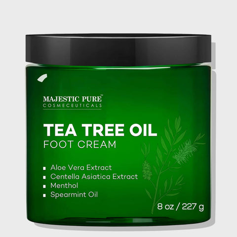 Body Care - Tea Tree Foot Cream with Aloe Vera Extract - 8 oz