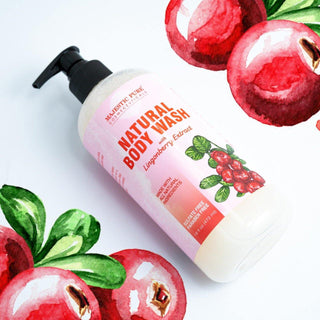 Natural Body Wash w/ Lingonberry Extract - Majestic Pure Cosmeceuticals
