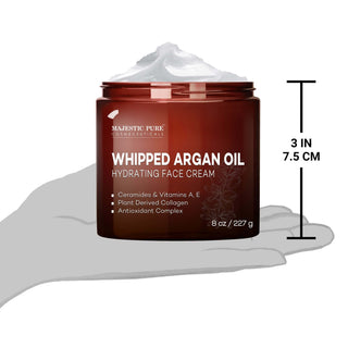 Whipped Argan Oil Hydrating Face Cream (8 oz) size