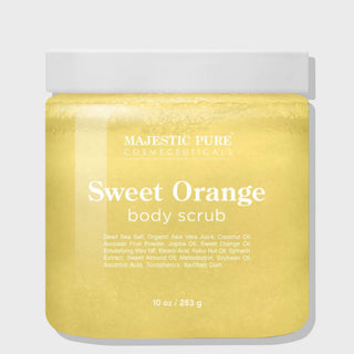 Sweet Orange Body Scrub 10 oz jar